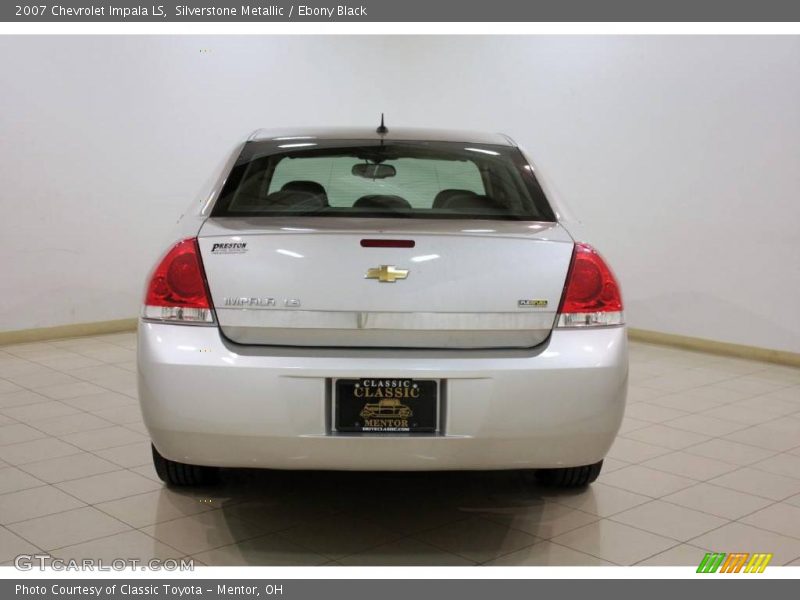 Silverstone Metallic / Ebony Black 2007 Chevrolet Impala LS
