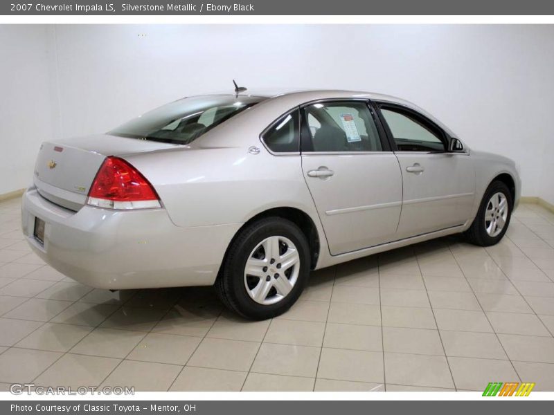 Silverstone Metallic / Ebony Black 2007 Chevrolet Impala LS