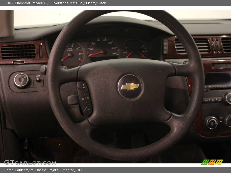 Silverstone Metallic / Ebony Black 2007 Chevrolet Impala LS