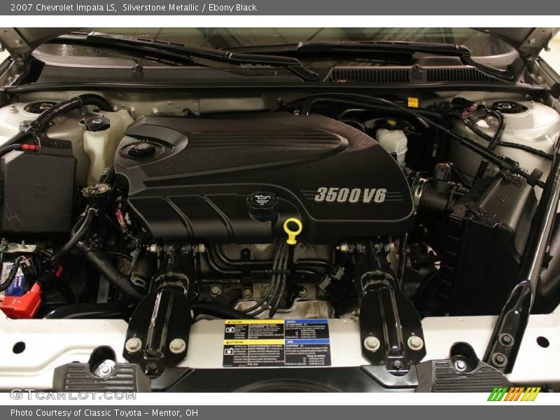 Silverstone Metallic / Ebony Black 2007 Chevrolet Impala LS