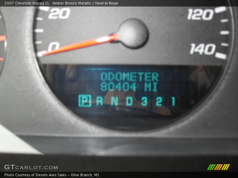 Amber Bronze Metallic / Neutral Beige 2007 Chevrolet Impala LS