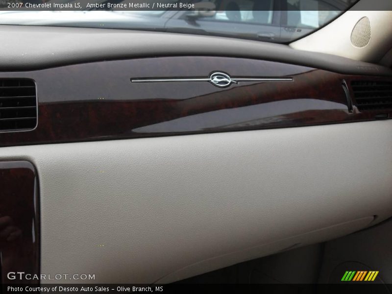 Amber Bronze Metallic / Neutral Beige 2007 Chevrolet Impala LS