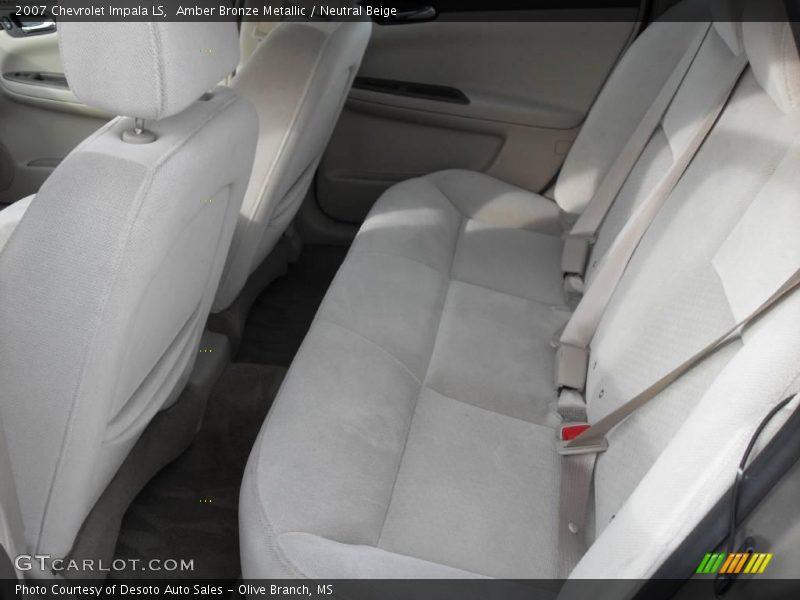 Amber Bronze Metallic / Neutral Beige 2007 Chevrolet Impala LS