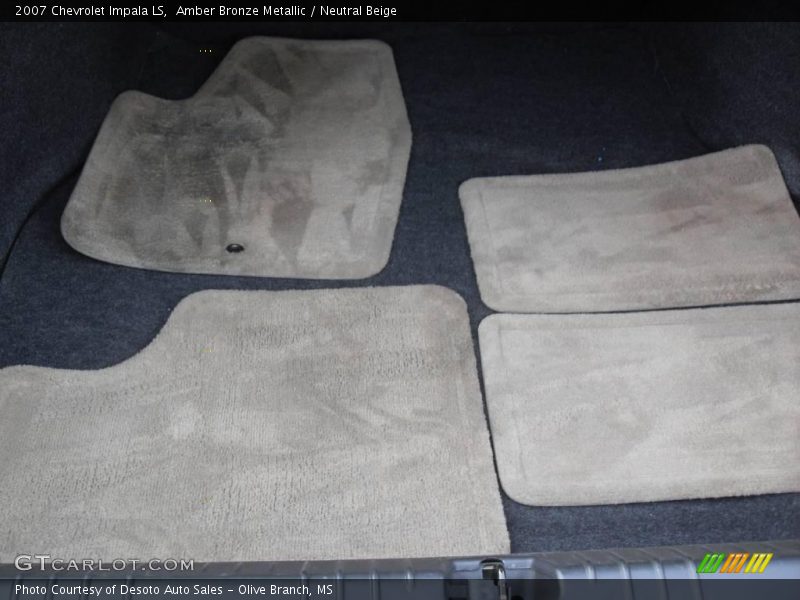 Amber Bronze Metallic / Neutral Beige 2007 Chevrolet Impala LS