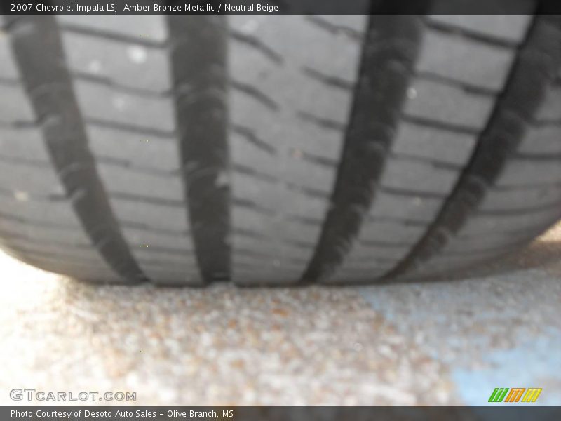 Amber Bronze Metallic / Neutral Beige 2007 Chevrolet Impala LS