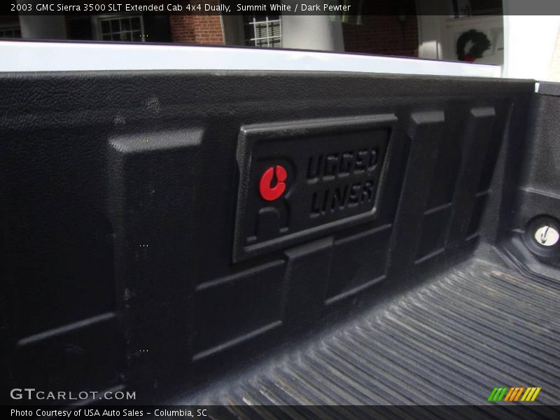 Summit White / Dark Pewter 2003 GMC Sierra 3500 SLT Extended Cab 4x4 Dually