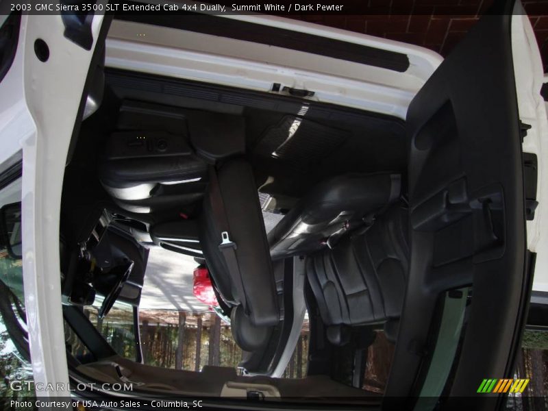 Summit White / Dark Pewter 2003 GMC Sierra 3500 SLT Extended Cab 4x4 Dually