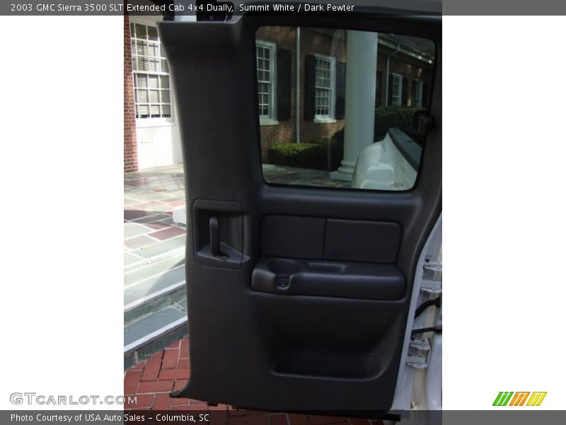 Summit White / Dark Pewter 2003 GMC Sierra 3500 SLT Extended Cab 4x4 Dually