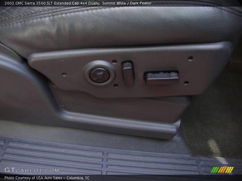 Summit White / Dark Pewter 2003 GMC Sierra 3500 SLT Extended Cab 4x4 Dually