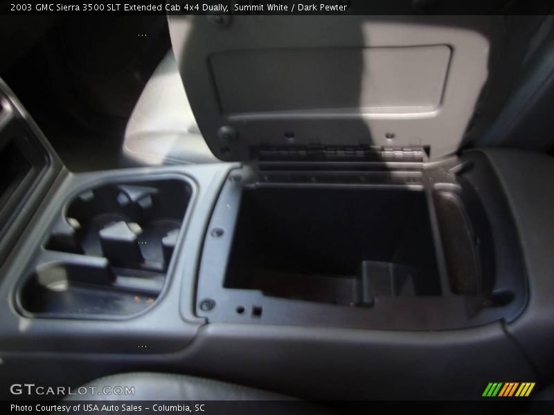 Summit White / Dark Pewter 2003 GMC Sierra 3500 SLT Extended Cab 4x4 Dually