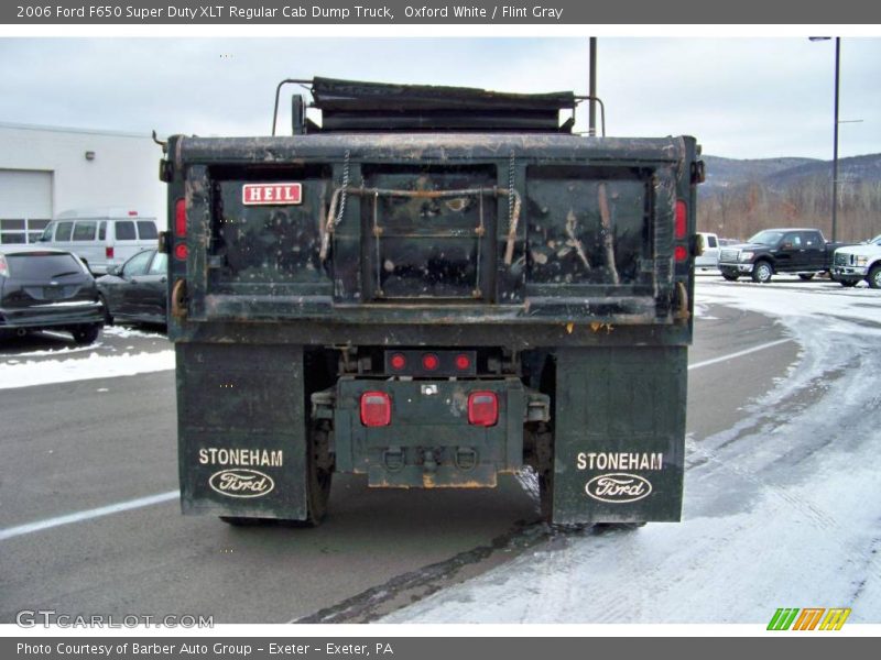 Oxford White / Flint Gray 2006 Ford F650 Super Duty XLT Regular Cab Dump Truck