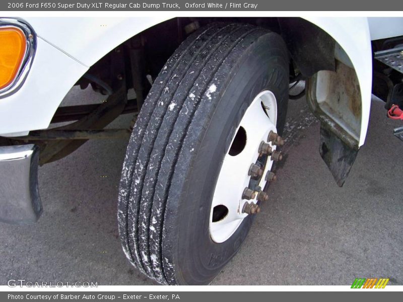 Oxford White / Flint Gray 2006 Ford F650 Super Duty XLT Regular Cab Dump Truck