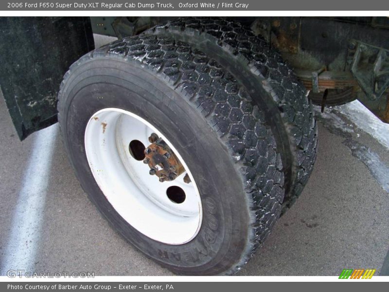 Oxford White / Flint Gray 2006 Ford F650 Super Duty XLT Regular Cab Dump Truck