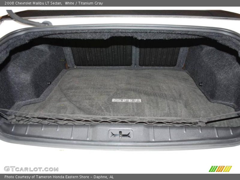White / Titanium Gray 2008 Chevrolet Malibu LT Sedan