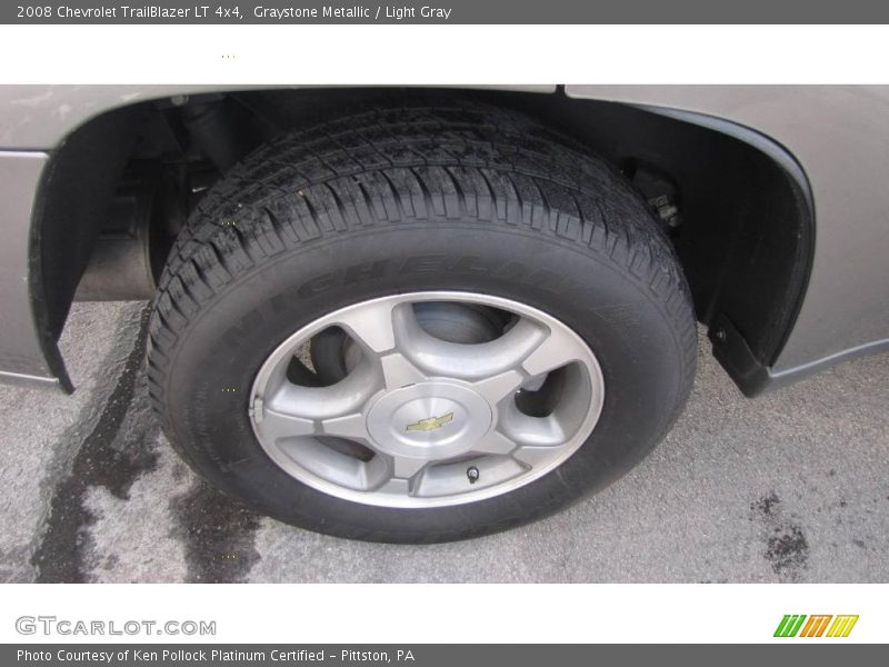 Graystone Metallic / Light Gray 2008 Chevrolet TrailBlazer LT 4x4