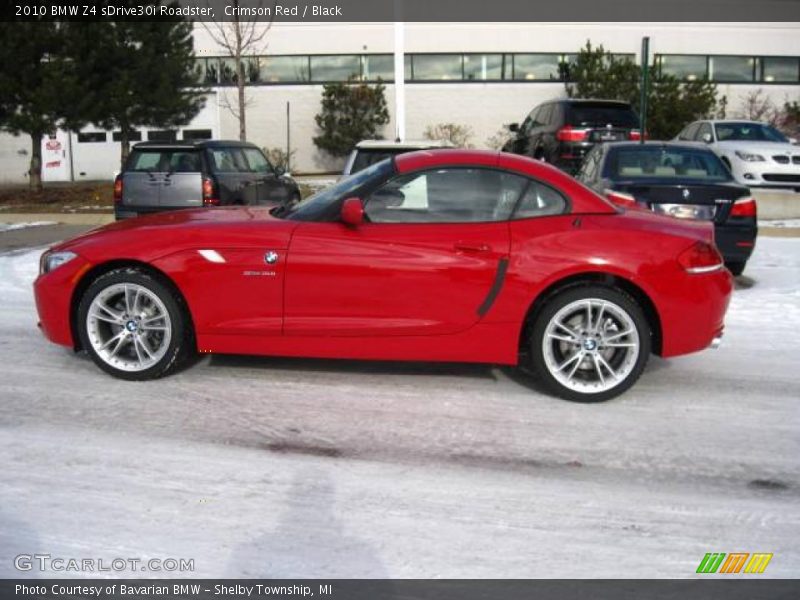 Crimson Red / Black 2010 BMW Z4 sDrive30i Roadster