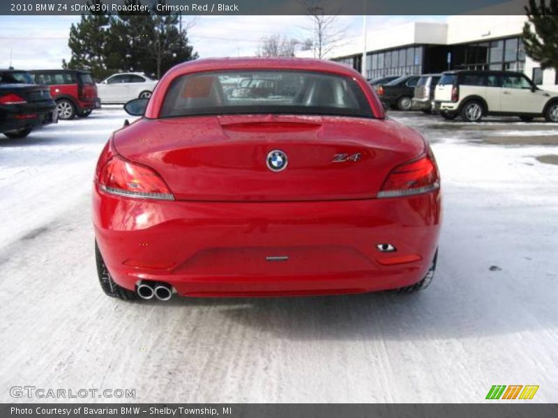 Crimson Red / Black 2010 BMW Z4 sDrive30i Roadster