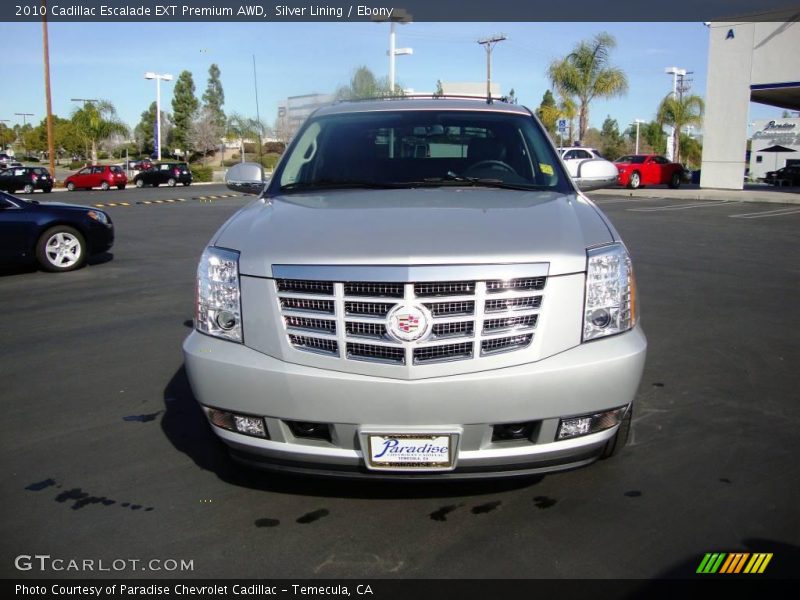 Silver Lining / Ebony 2010 Cadillac Escalade EXT Premium AWD