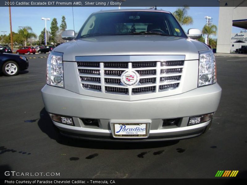 Silver Lining / Ebony 2010 Cadillac Escalade EXT Premium AWD