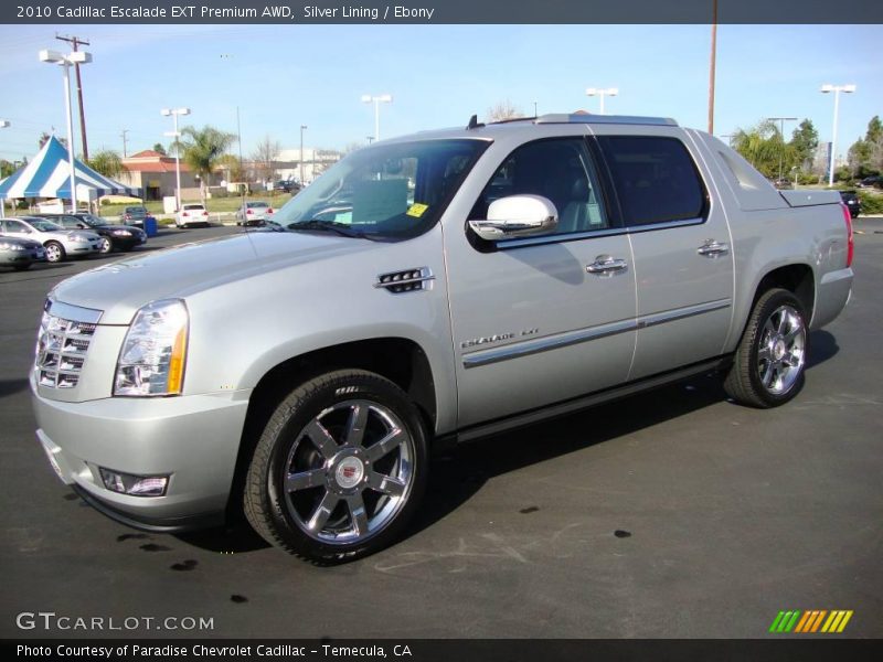 Silver Lining / Ebony 2010 Cadillac Escalade EXT Premium AWD