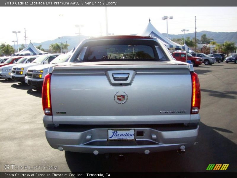 Silver Lining / Ebony 2010 Cadillac Escalade EXT Premium AWD