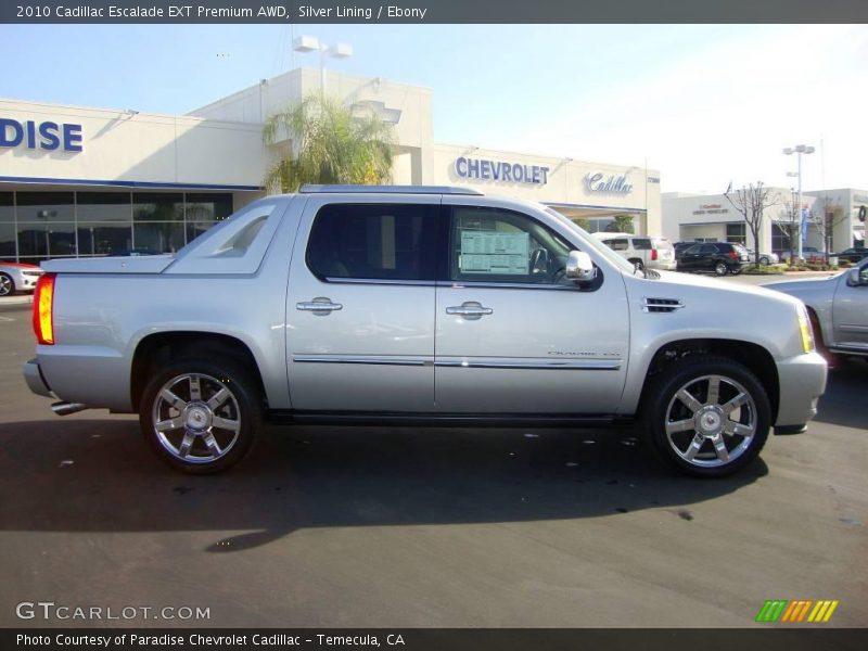 Silver Lining / Ebony 2010 Cadillac Escalade EXT Premium AWD