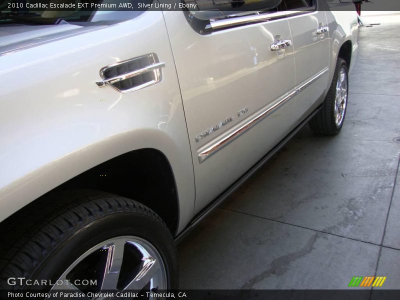 Silver Lining / Ebony 2010 Cadillac Escalade EXT Premium AWD