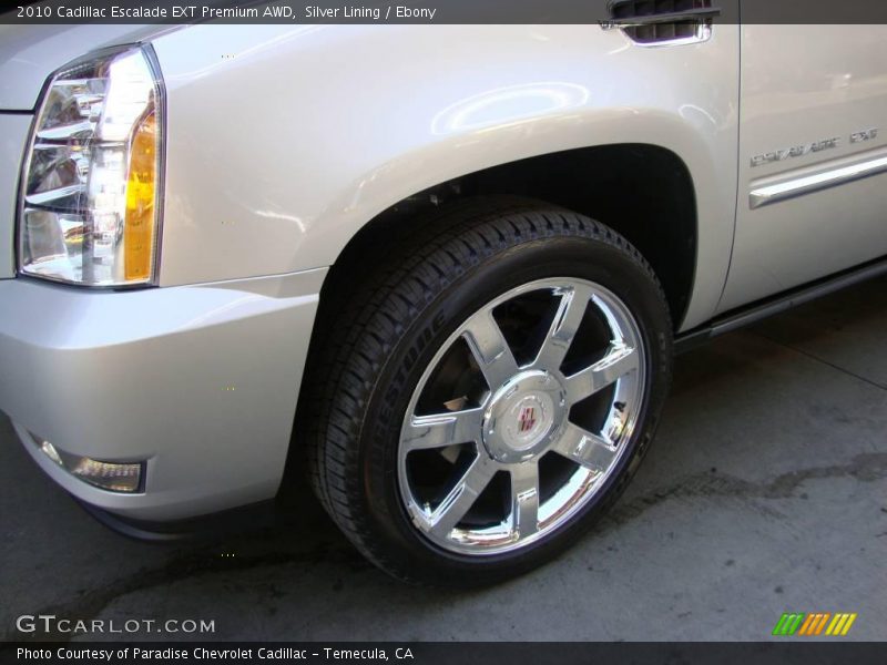 Silver Lining / Ebony 2010 Cadillac Escalade EXT Premium AWD