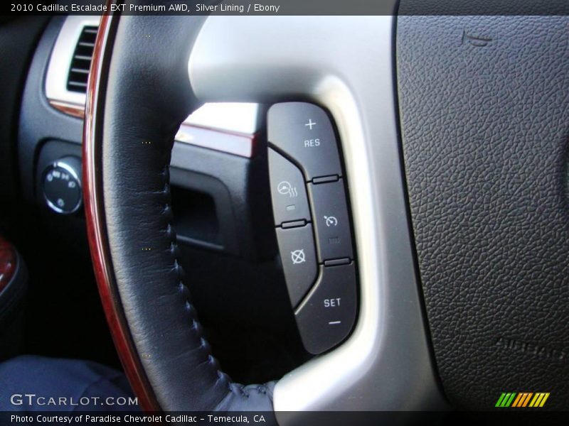 Silver Lining / Ebony 2010 Cadillac Escalade EXT Premium AWD