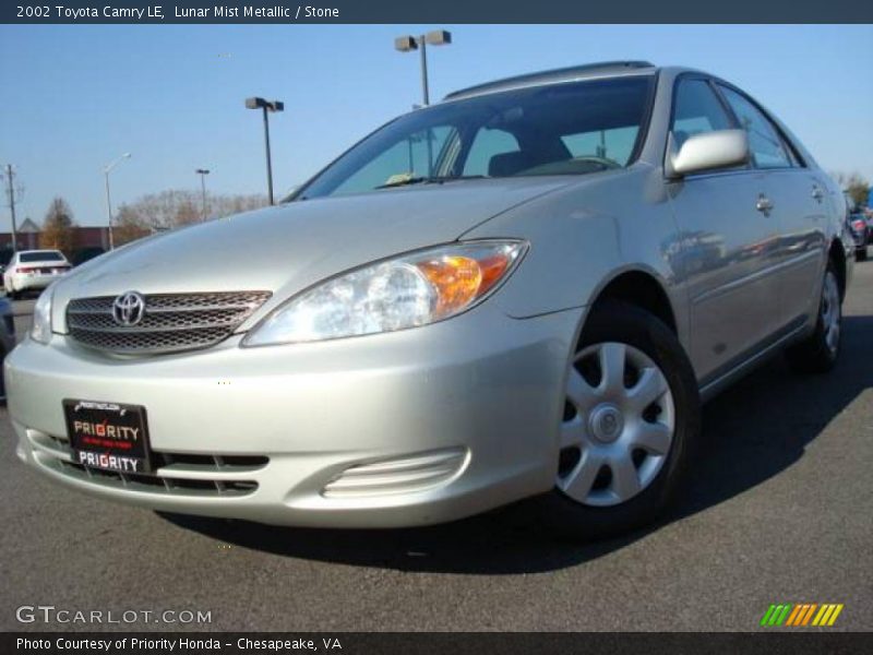 Lunar Mist Metallic / Stone 2002 Toyota Camry LE