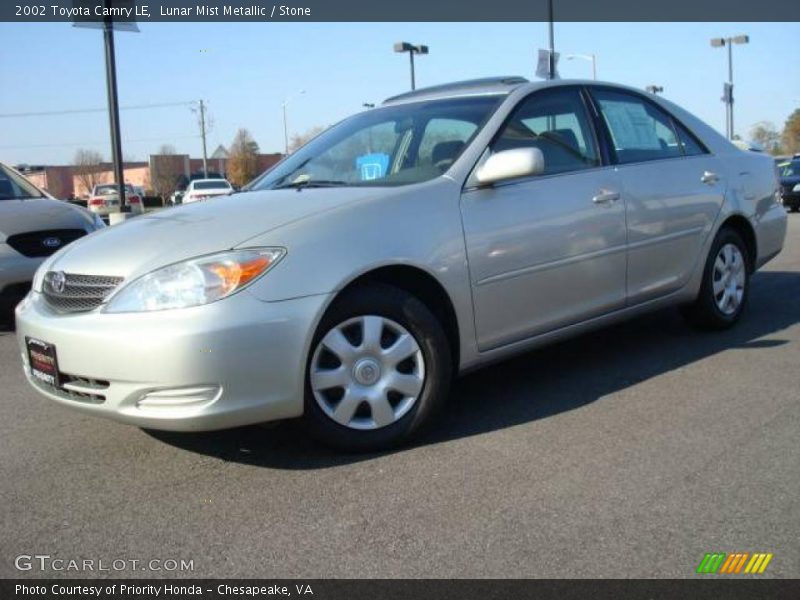 Lunar Mist Metallic / Stone 2002 Toyota Camry LE