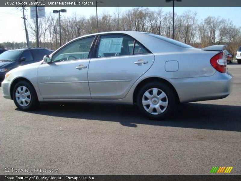 Lunar Mist Metallic / Stone 2002 Toyota Camry LE