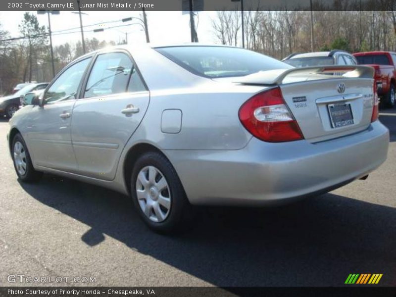 Lunar Mist Metallic / Stone 2002 Toyota Camry LE