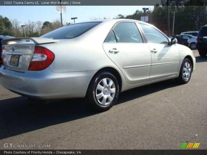 Lunar Mist Metallic / Stone 2002 Toyota Camry LE