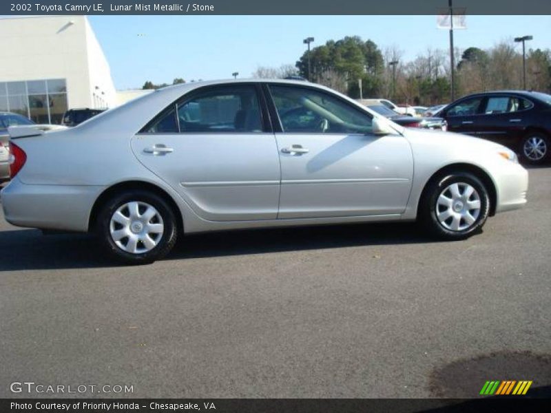 Lunar Mist Metallic / Stone 2002 Toyota Camry LE