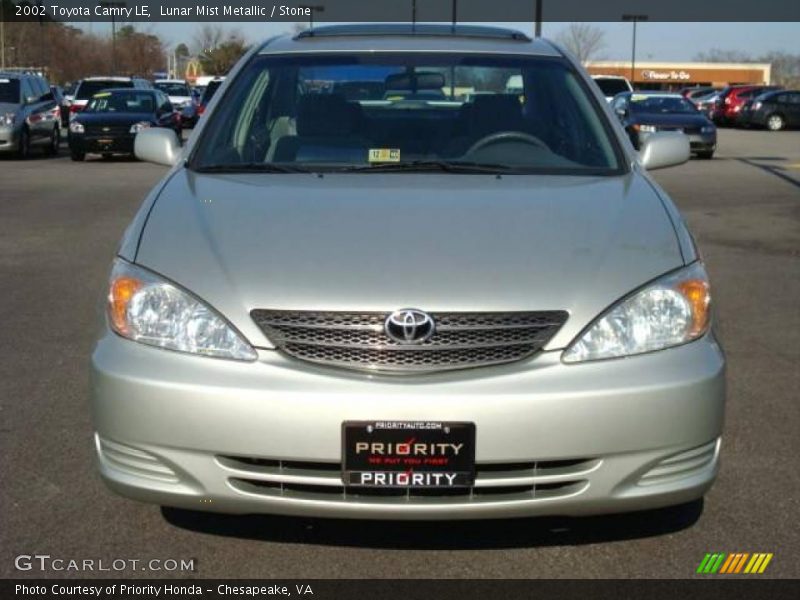 Lunar Mist Metallic / Stone 2002 Toyota Camry LE