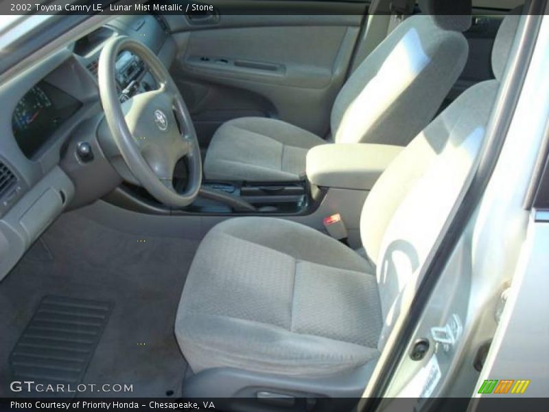 Lunar Mist Metallic / Stone 2002 Toyota Camry LE