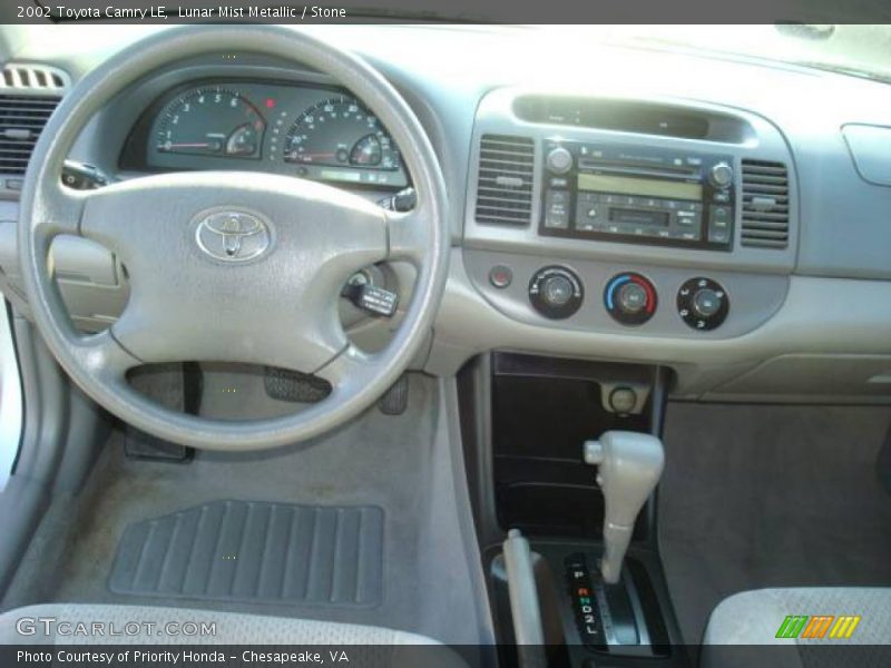 Lunar Mist Metallic / Stone 2002 Toyota Camry LE