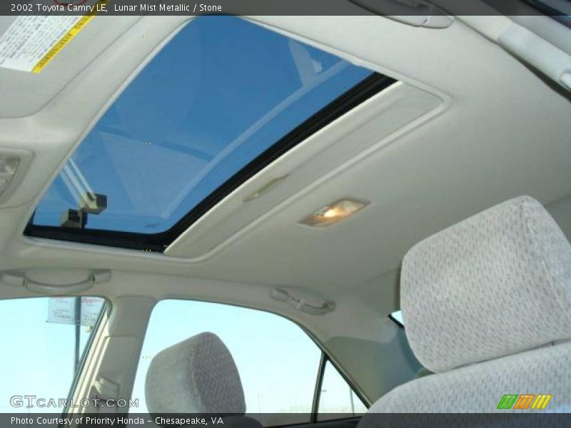 Lunar Mist Metallic / Stone 2002 Toyota Camry LE