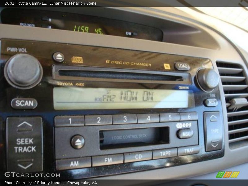 Lunar Mist Metallic / Stone 2002 Toyota Camry LE