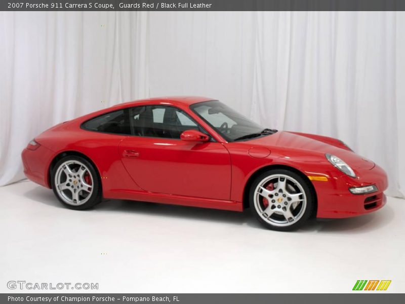 Guards Red / Black Full Leather 2007 Porsche 911 Carrera S Coupe
