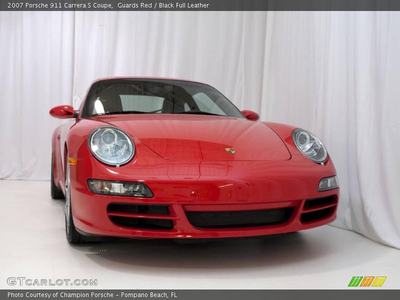 Guards Red / Black Full Leather 2007 Porsche 911 Carrera S Coupe