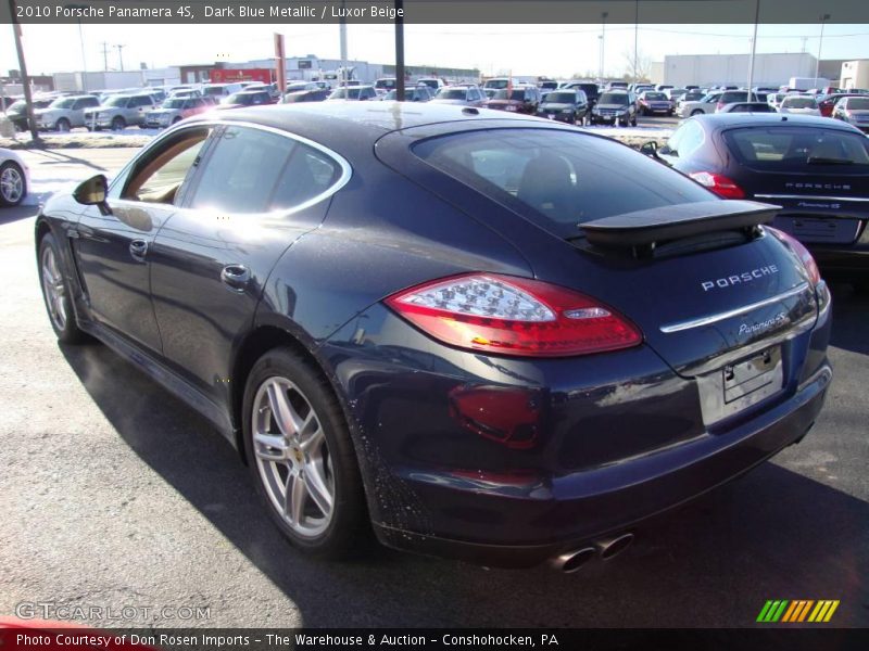 Dark Blue Metallic / Luxor Beige 2010 Porsche Panamera 4S