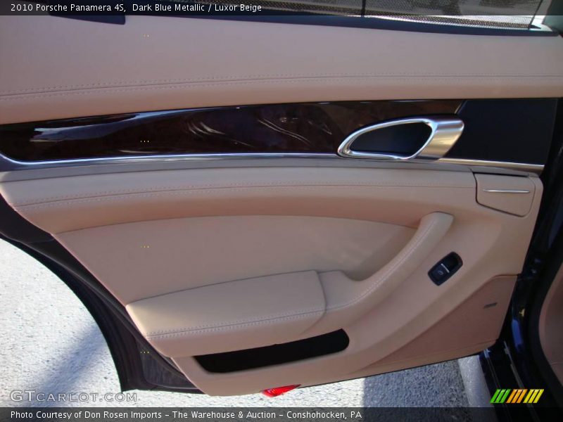 Dark Blue Metallic / Luxor Beige 2010 Porsche Panamera 4S