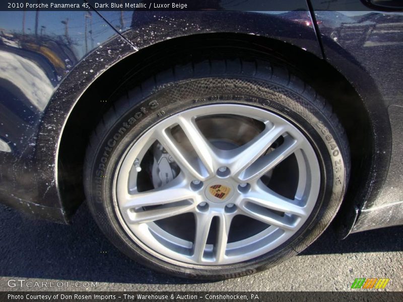 Dark Blue Metallic / Luxor Beige 2010 Porsche Panamera 4S