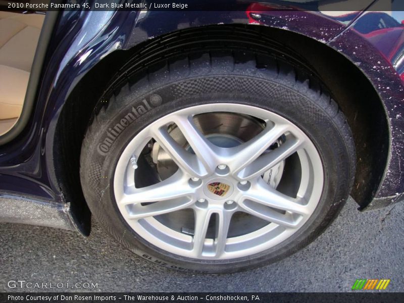Dark Blue Metallic / Luxor Beige 2010 Porsche Panamera 4S