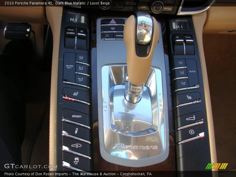 Dark Blue Metallic / Luxor Beige 2010 Porsche Panamera 4S