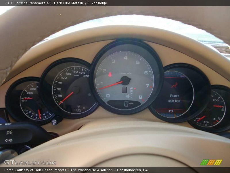 Dark Blue Metallic / Luxor Beige 2010 Porsche Panamera 4S