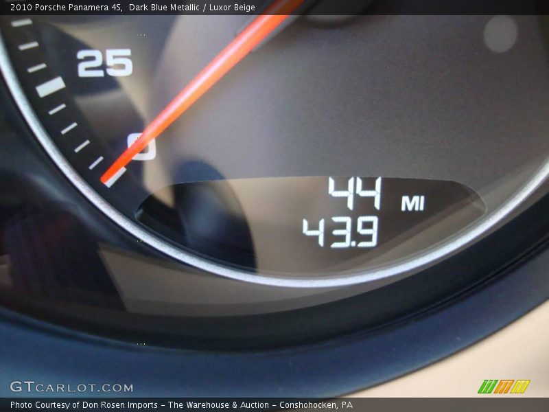 Dark Blue Metallic / Luxor Beige 2010 Porsche Panamera 4S