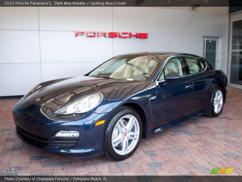 Dark Blue Metallic / Yachting Blue/Cream 2010 Porsche Panamera S